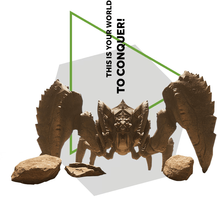 Silica: alien with six legs closely resembling a bug